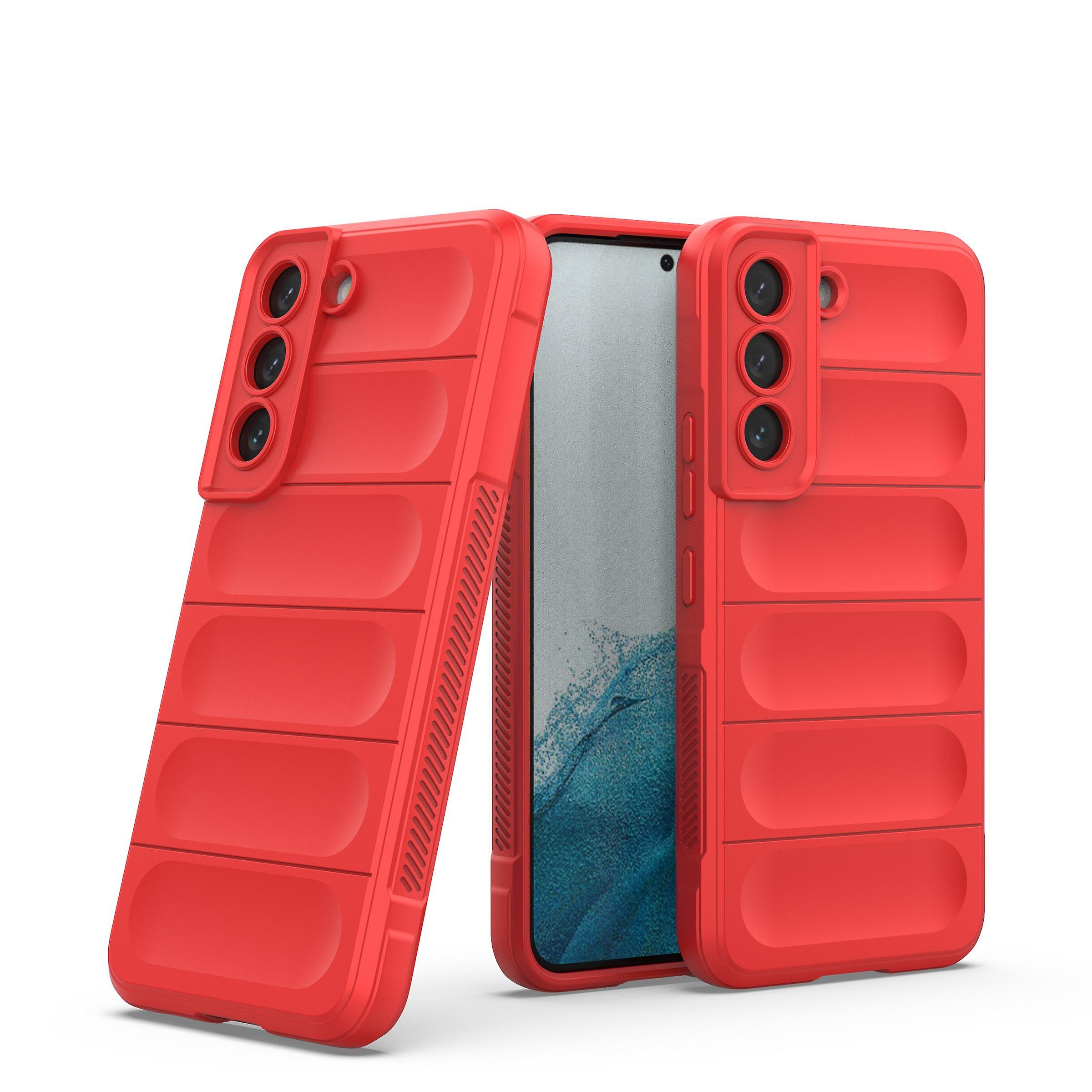 Samsung Galaxy S22 Case, Flexible Soft TPU Rubber Grip Shock-Absorbent Protective Case Cover