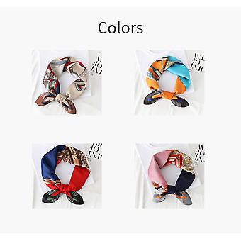 27.5 x 27.5 Women Square Silk Like Hair Scarf Head Sleeping Wrap Satin Headscarf, ST15-19