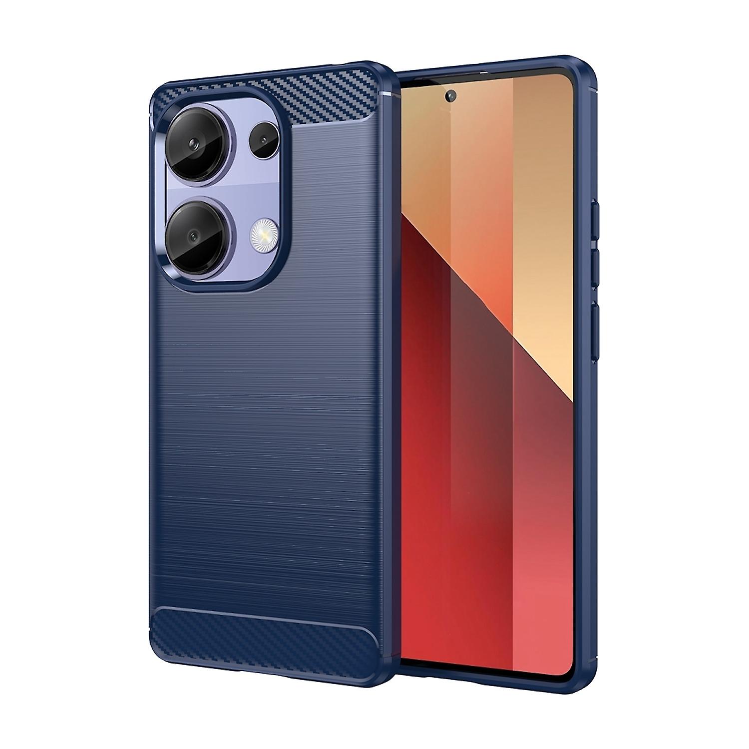 适用于小米 Poco M6 Pro 4G Redmi Note 13 Pro 4G 碳质 TPU 壳