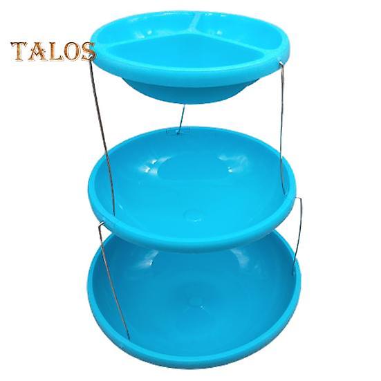 2/3 Tier Twist Fold Party Bowl Servierplatte zusammenklappbar Nesting Plastikplatte Dips Nüsse Süßigkeiten Obst Snack Platzsparender Server