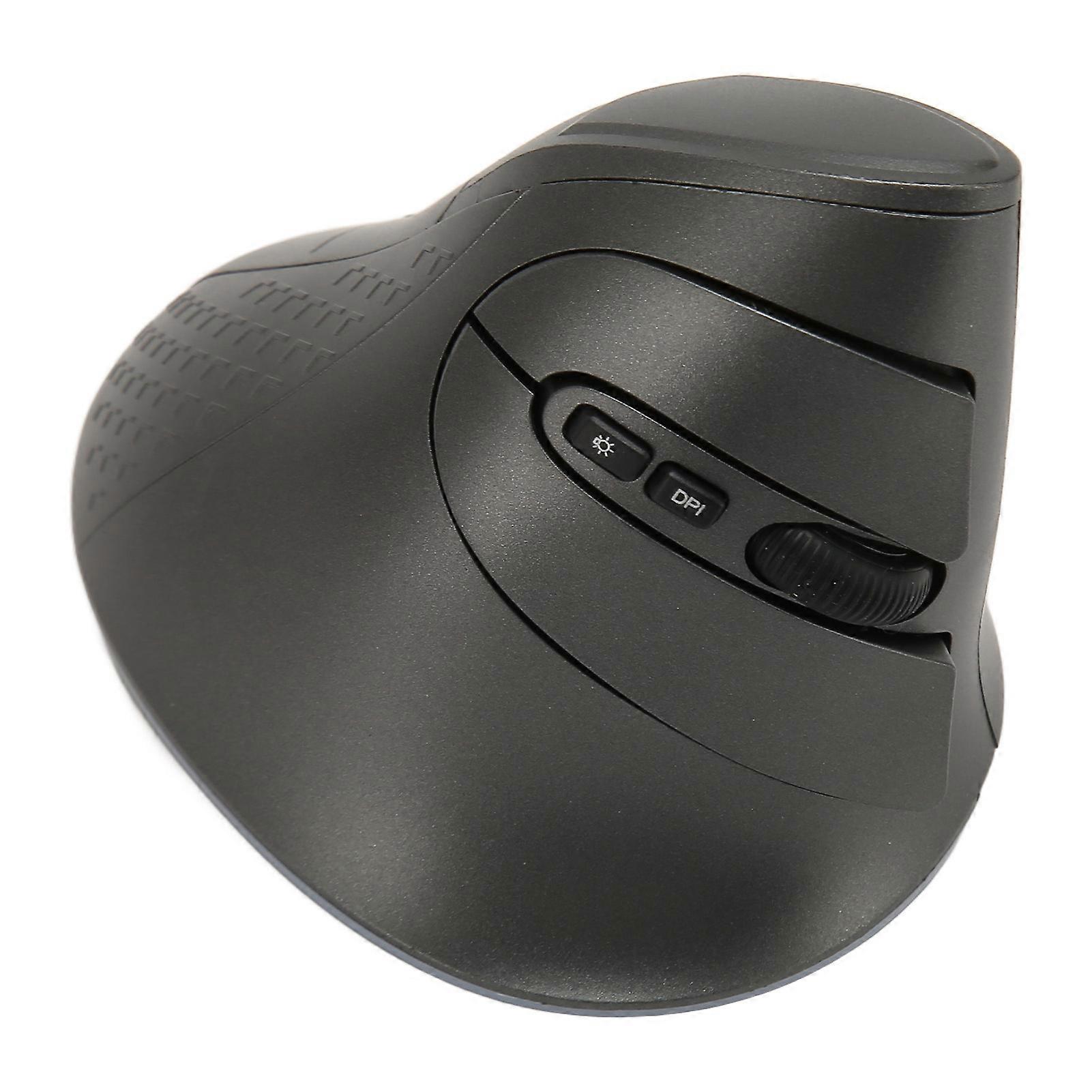 Vertical Mouse 2.4G și Bluetooth 5.0 USB reîncărcabil reglabil DPI Wireless Ergonomic Mouse pentru laptop PC Desktop