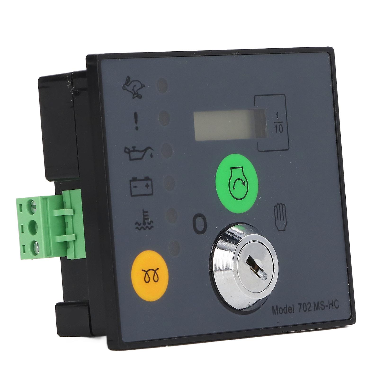 Manual Start Generator Controller Automatic Control Module 8~35V Genset Key Self Starting 702 MS HC 