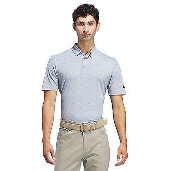 adidas Golf Męska oddychająca koszulka polo AeroReady Go To z nadrukiem