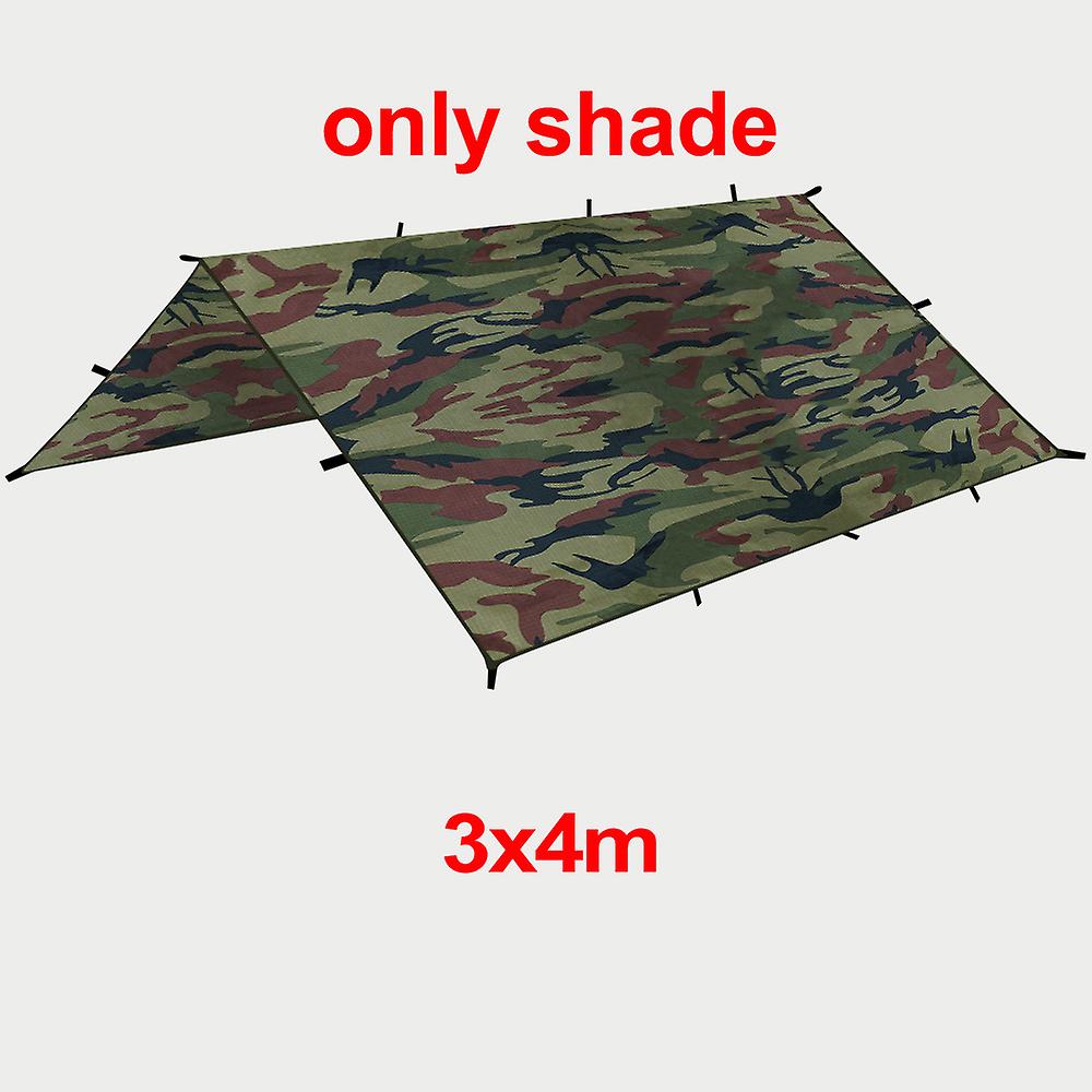 4x4m 4x3m 3x3m 19 Aufhngepunkte Zelt Tarp berleben Sonnenschutz  Schattendach berdachung Outdoor Backpacking Wasserdicht Camping Vorzelt  Sonnenschirm | Fruugo DE