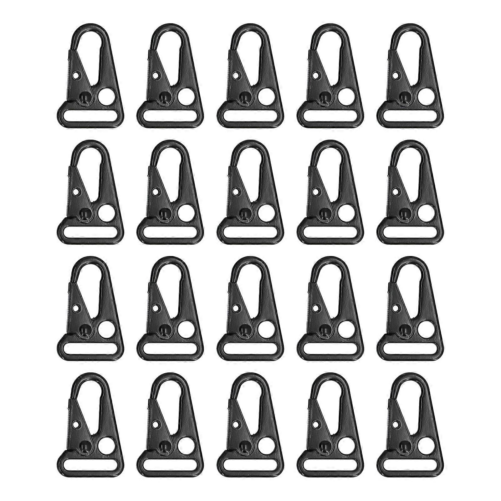 20PCS Sling Snap Hook Round Edge Antirust Glossy Appearance Lightweight Portable Sling Hook