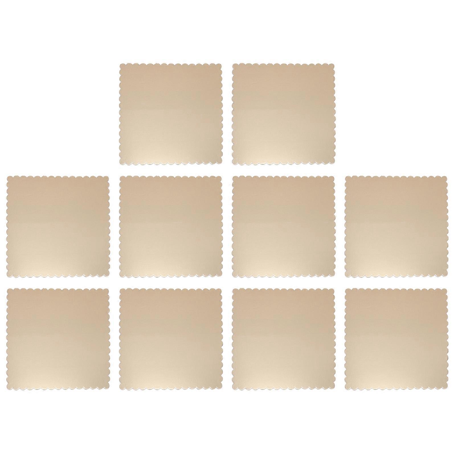 10kpl kullanpaksuinen pitsimousse kakkulevy kakkupelti leivontatyökalu kotileipomoravintolaanSquare-6in