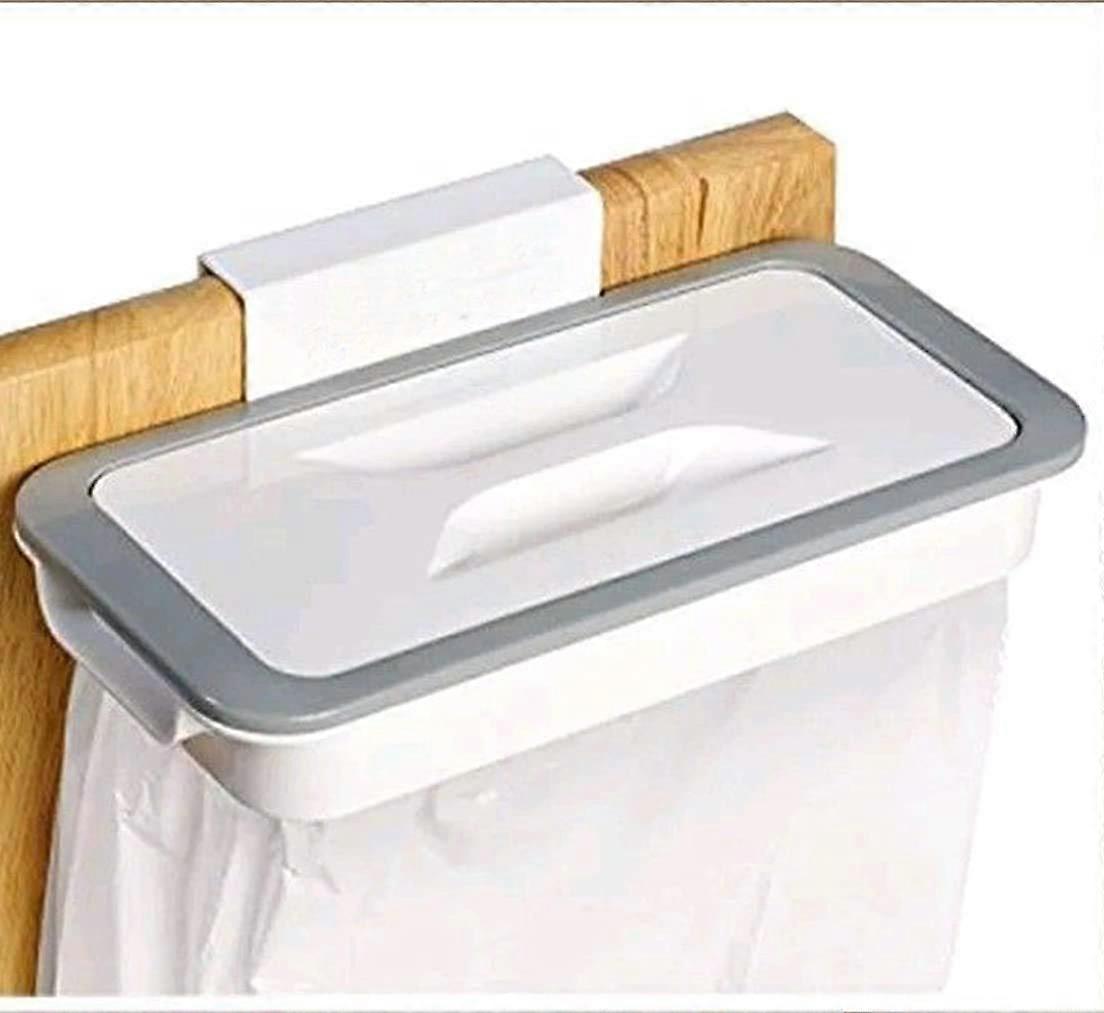 Trash Bag Holder with Fixing Clip for Drawer/Door/Furniture, Ideal for RV, Travel, Home, Kitchen, Waste Sorting