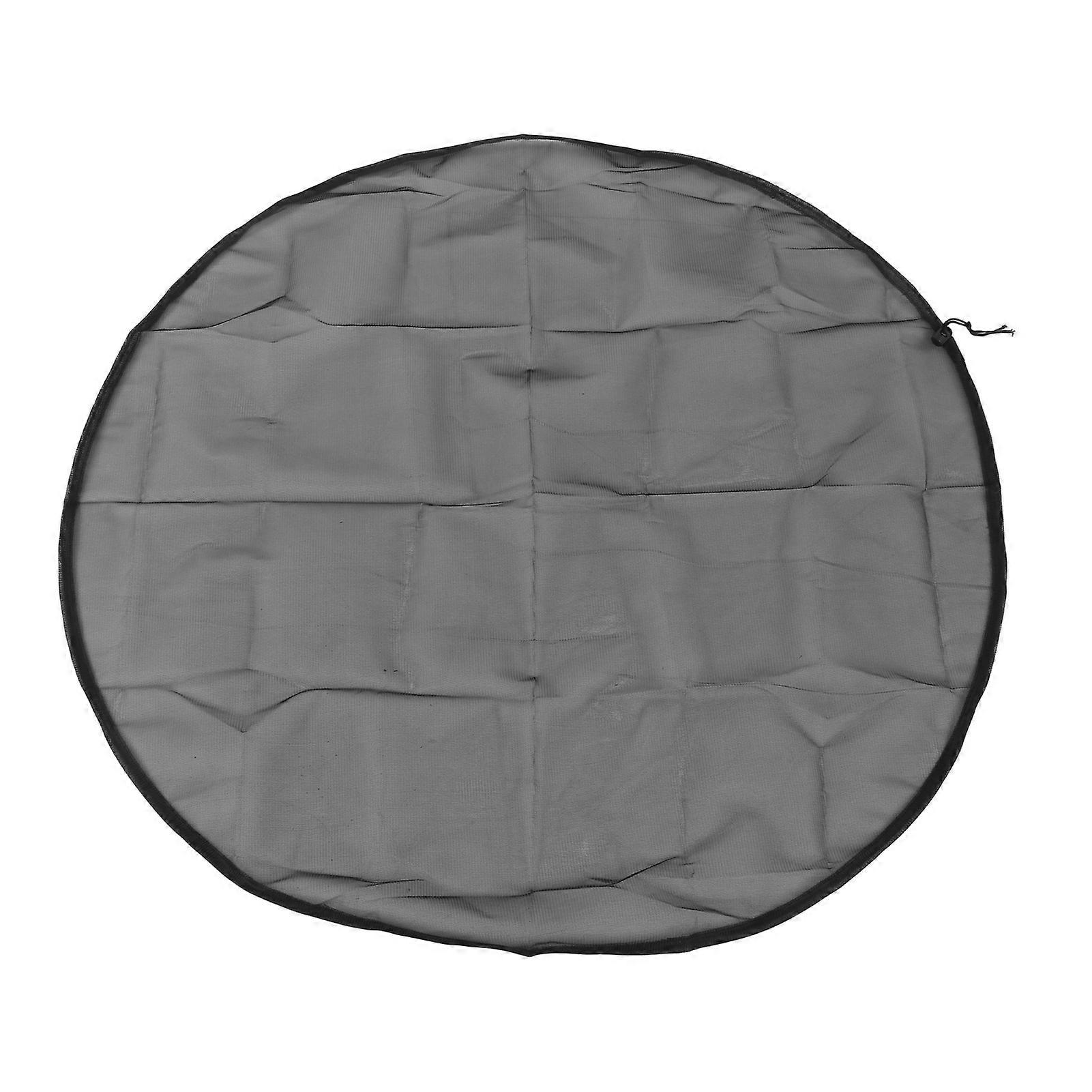 Rain Barrel Net Cover Polyester Rain Barrels Mesh Cover Practical Drawstring Water Collection Buckets Tank Protector for Yard Garden