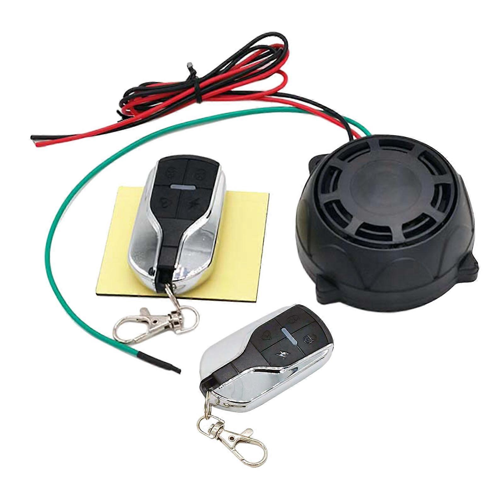Motorcycle Alarm System 12V Waterproof Motorcycle Alarm Wireless System With Anti Theft Vibration Motion Sensor Vehicle Security~9830