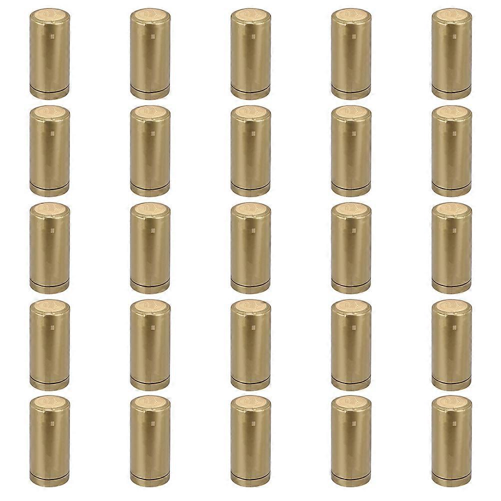 25pcs Heat Shrink Capsules Wine Bottles Caps Sleeves Suitable for Wine Bottle
