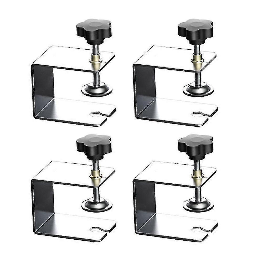 Cabinet Hardware Jig, 4 Pack C Clamps For Drawer Front Installation, Cabinet Framing Clamps For Table Desk Drawer Panel - MXBC