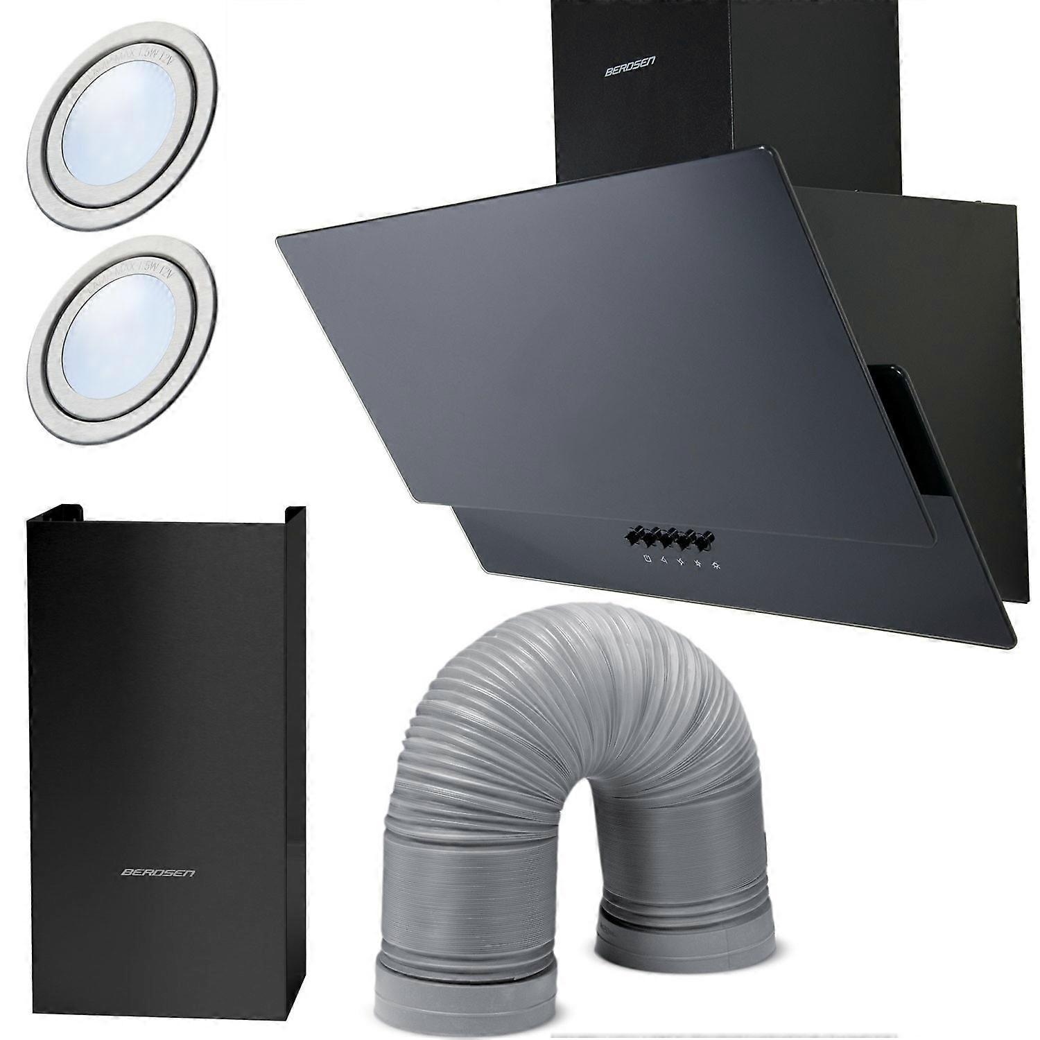 Elegant Köksspisfläkt 60 cm Berdsen BT-211 Svart