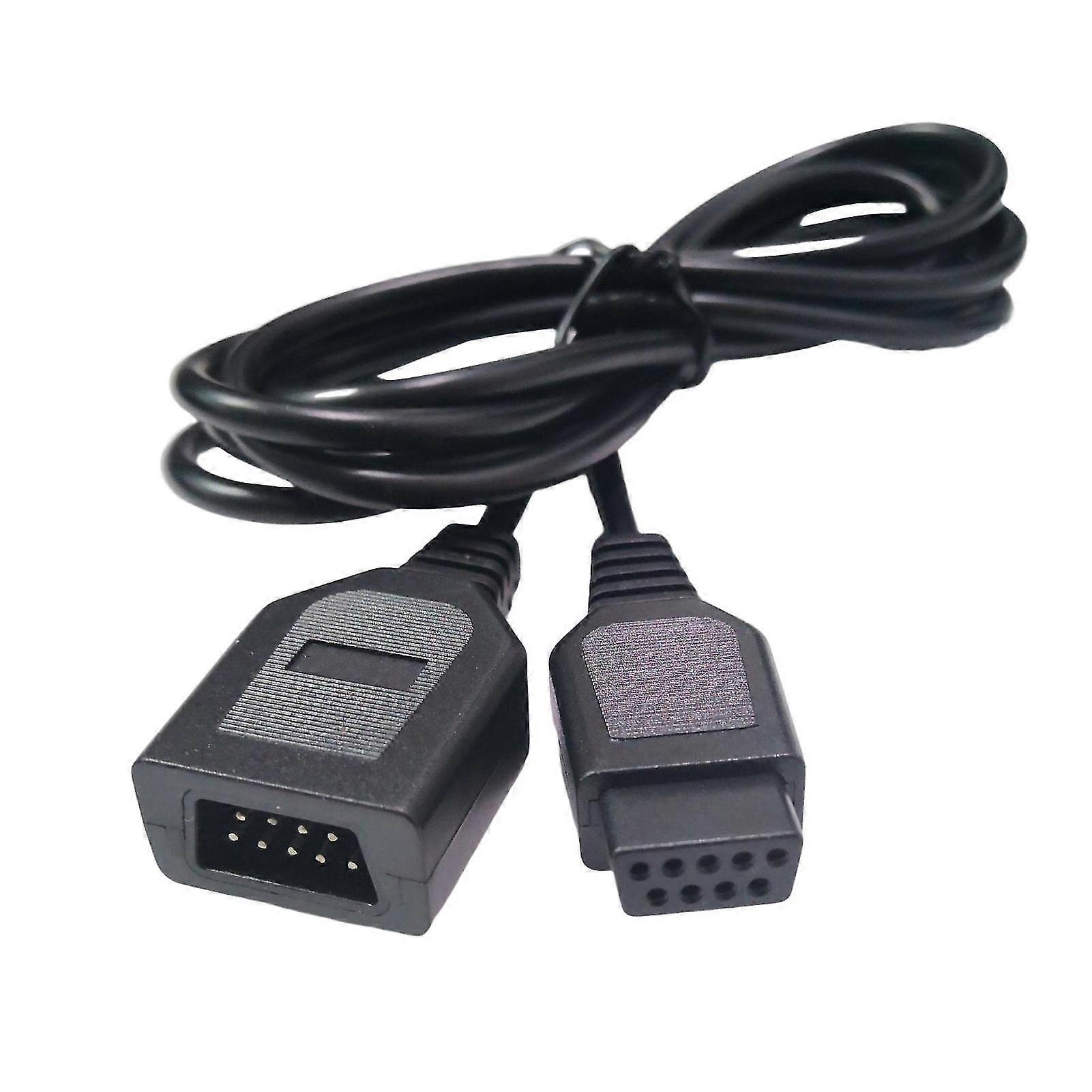 Extension Cord Plug-and-play 9 Pin 16-bit Bendable Easy Installation 1.8 Meters Controller Extension Cable For Sega Ii Iii Grips Qinghai
