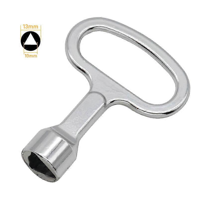 Triangle Key Trash Can Triangle Key for Yellow Trash Can Metal Triangular Key for Sorting Bin Electric Meter Gas Elevators Box