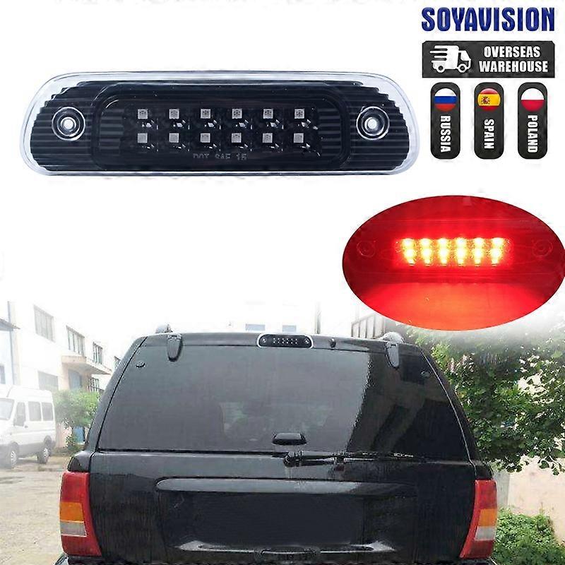 For 1999-2004 Jeep GRAND CHEROKEE WJ LED THIRD 3RD Tail Brake Light Stop Lamp Smoke and Clear