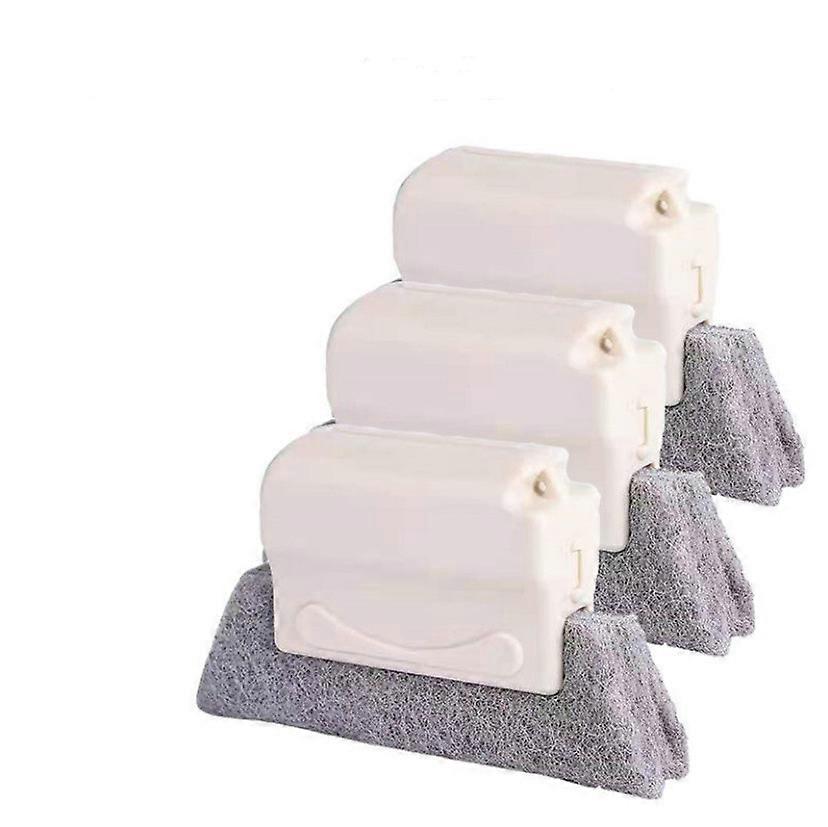 3 pcs of window grooves cleaning brush for windows corners and gaps