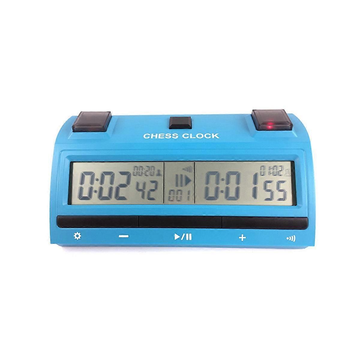 Professional Chess Digital Timer Chess Clock Count Up Down Board Game Stopwatch Bonus Competition Hour Meter