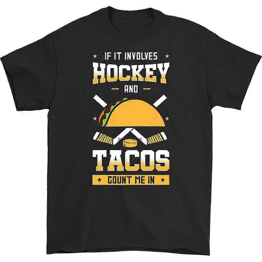 If It Involves Hockey And Tacos T-shirt