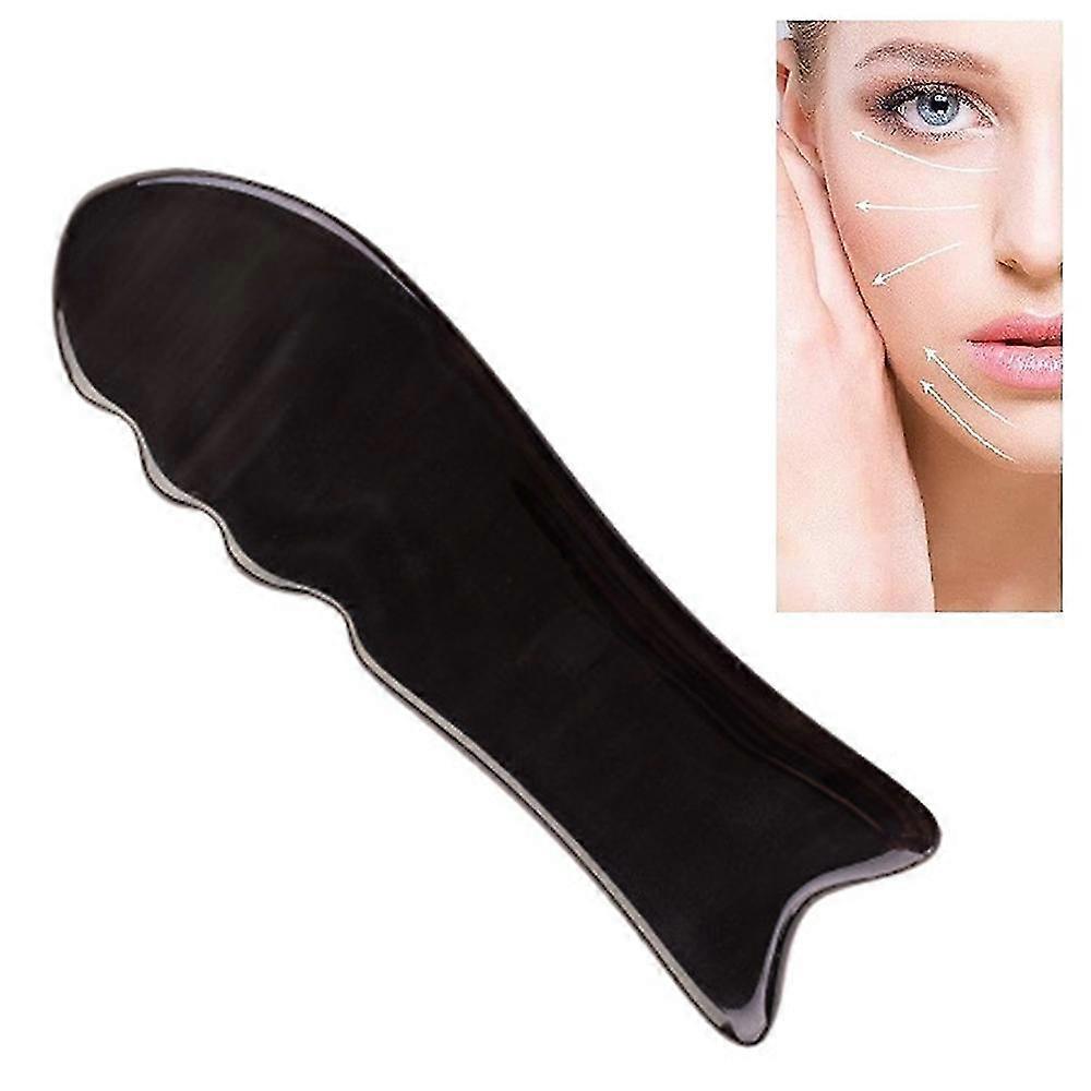hand made buffalo horn gua sha board,reduce neck and muscle pain