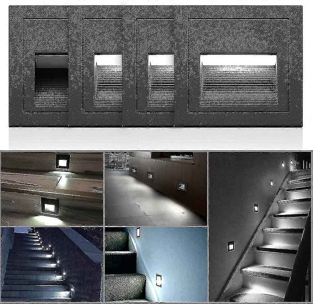 4pcs 3w Led Ip65 St Step Indoor And Outdoor Ing