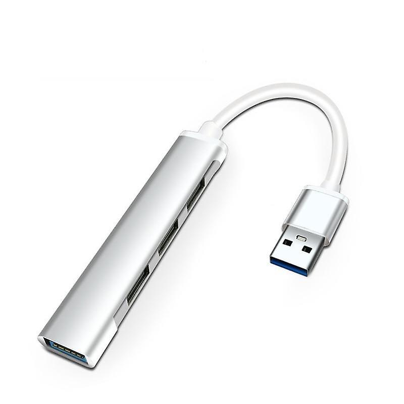 TribalSensation Concentrateur USB C 3.0 2.0 Type C 3.1 Séparateur multi 4 ports USB 3.0 HUB Argent