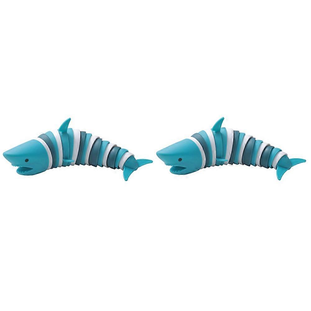 2Pcs 3D Articulated Stretch Stress Reliever Hand Toy, Pressure Relieving and Anti-Anxiety,B