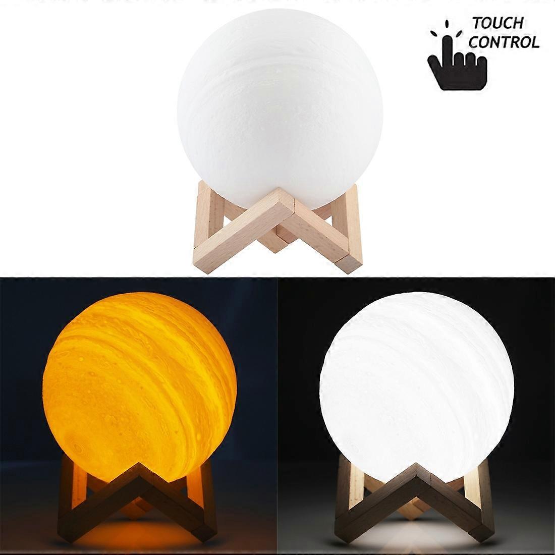 2-Color 3D Print Jupiter Lamp LED Night Light