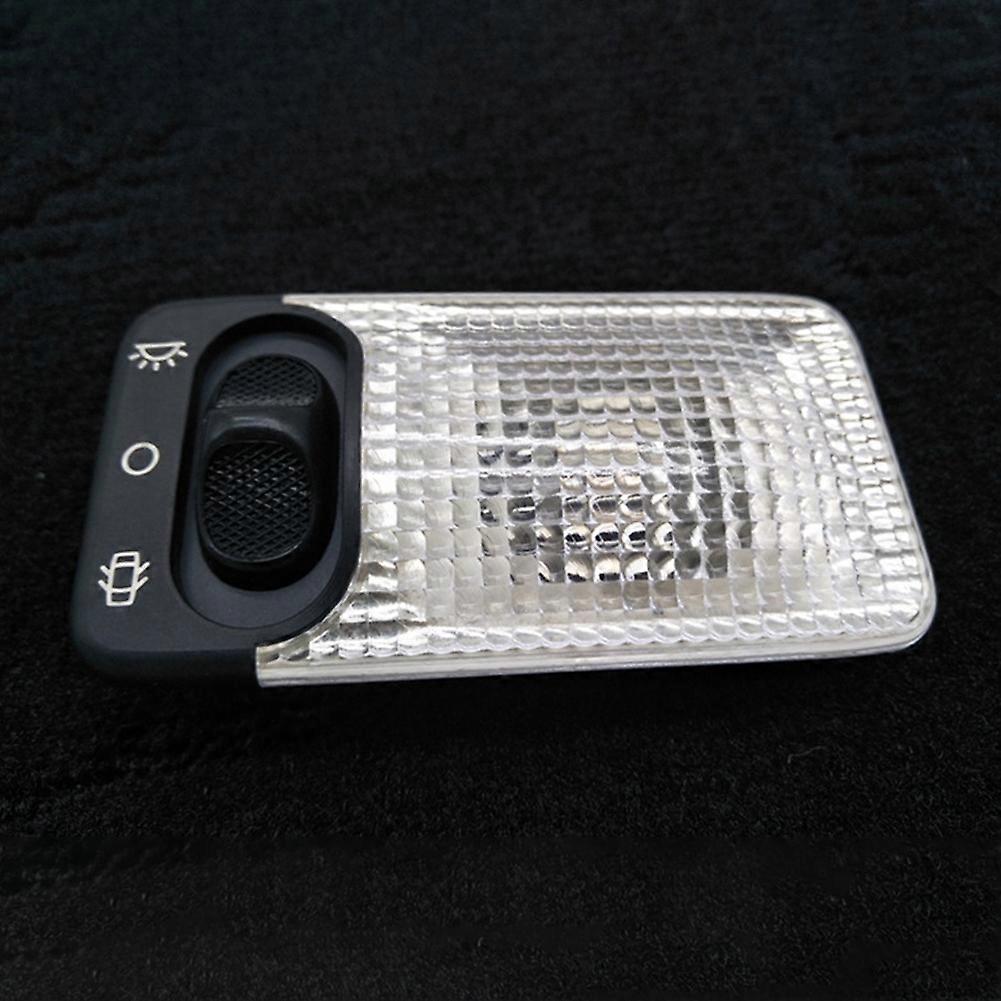 Lodokdre Piastra Porta Luce Di Lettura Interna Con Staffa Per Auto Peugeot 206CC (2001-2007), 207, C2 – Ricambio Con Numero Parte 6362P3 8146G2, Colore Grigio-Bianco