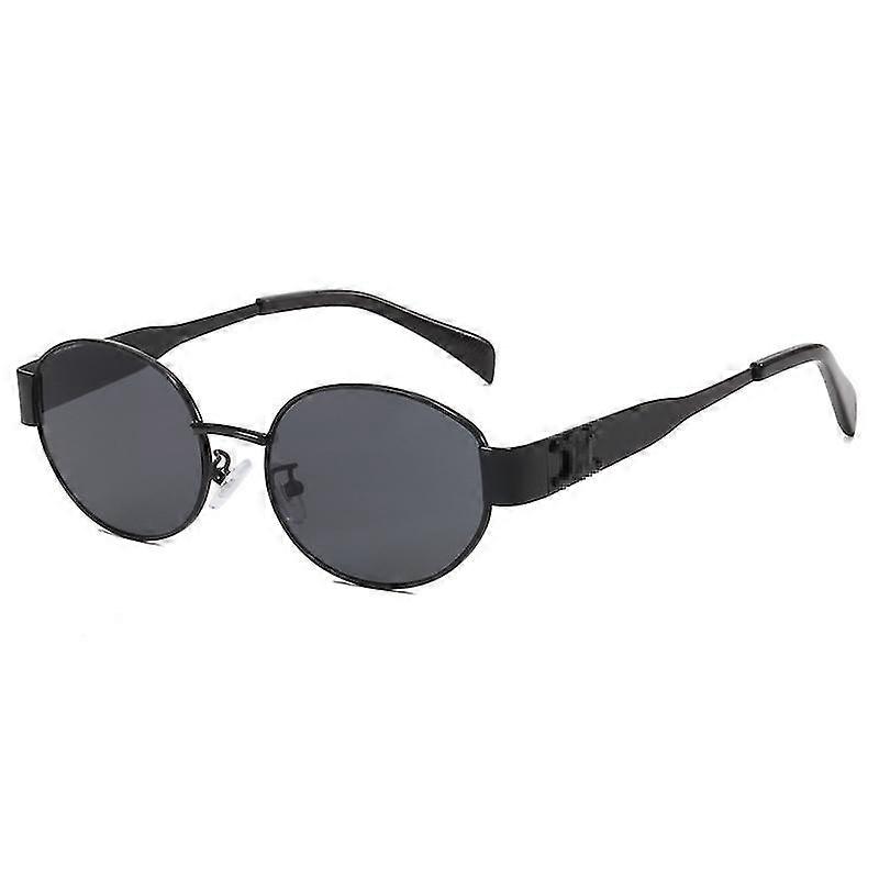 2023 New Fashion Arc de Triomphe Retro Oval Frame Sunglasses