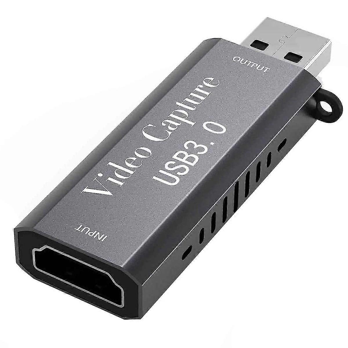 Video Capture Card, -Compatible Video Capture Card, 4K -Compatible to USB 3.0 Game Capture Device