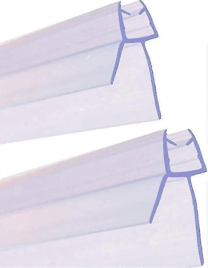 2 قطعة 900 مم ختم باب دش زجاجي مستقيم / منحني 46 مم ، أقصى خلوص 20 مم