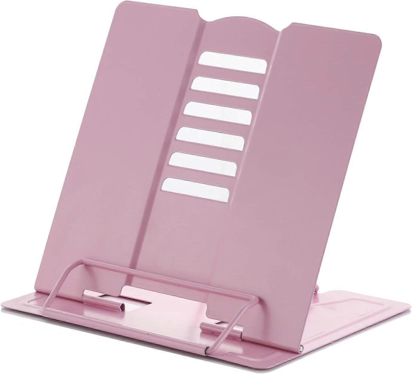 Recipe Book Stand, Book Holder, Multi-Function Metal Book Stand Portable Adjustable Reading Rest Holder