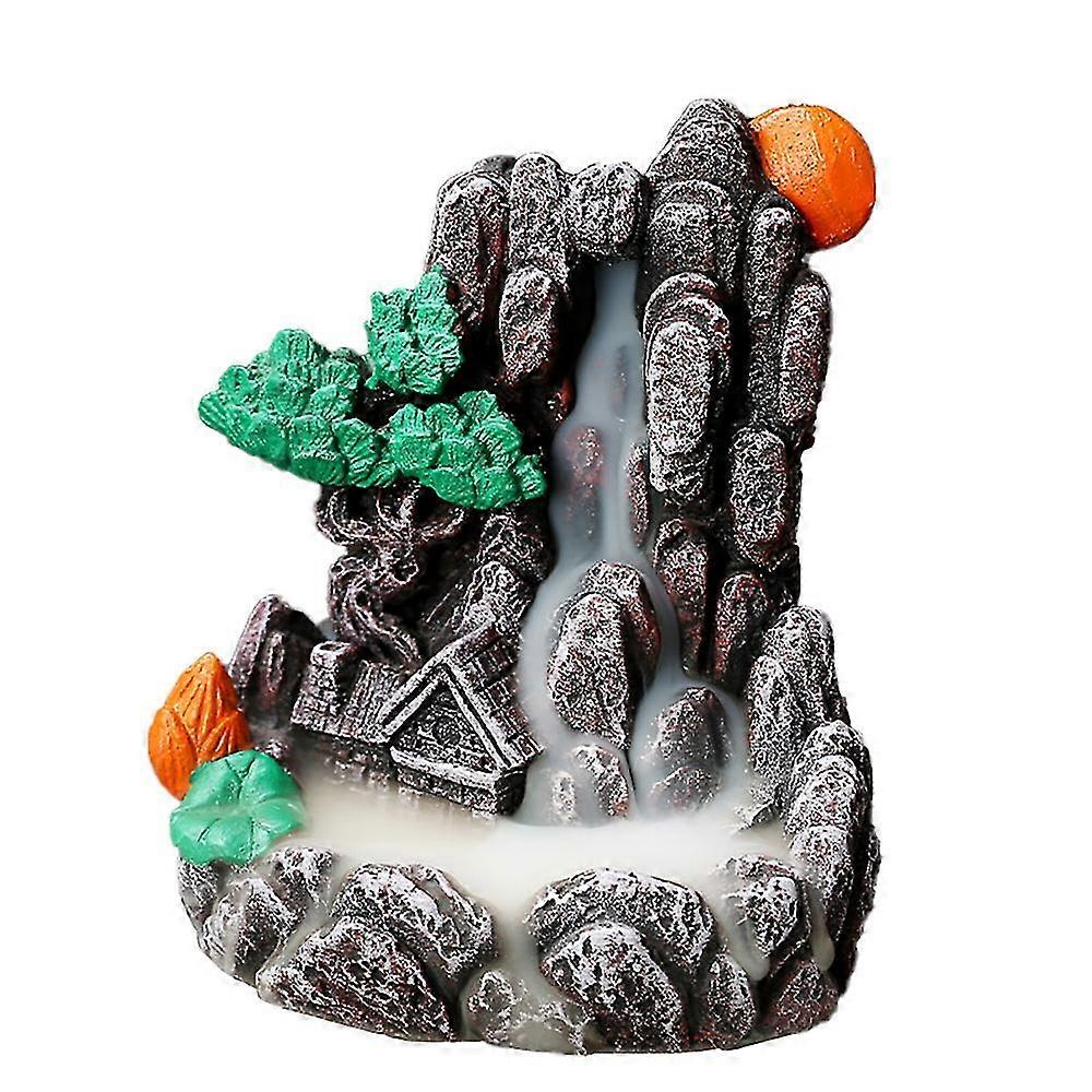 Creativity Reflux Incense Holder Ceramic Backflow Waterfall Smoke Incense Burner Decor Teahouse Use