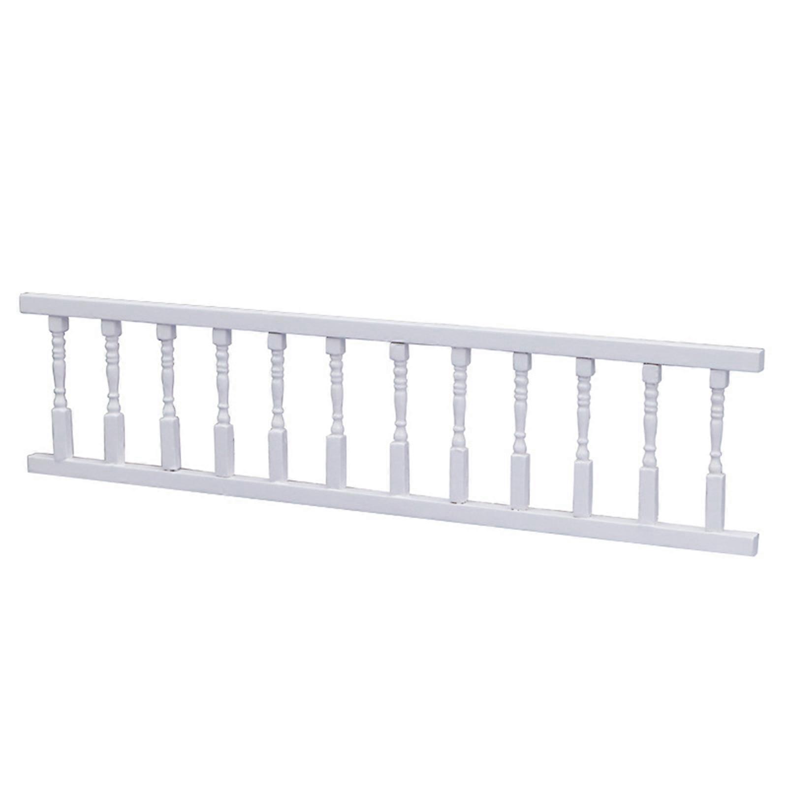 Miniature Railing Smooth Surface Parent-children Interaction Compact Mini Fence Railing Model for 1/12 Dollhouse