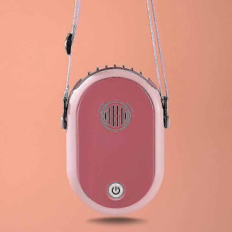 Usb Rechargeable Creative Aromatherapy Hanging Neck Fan Portable Outdo