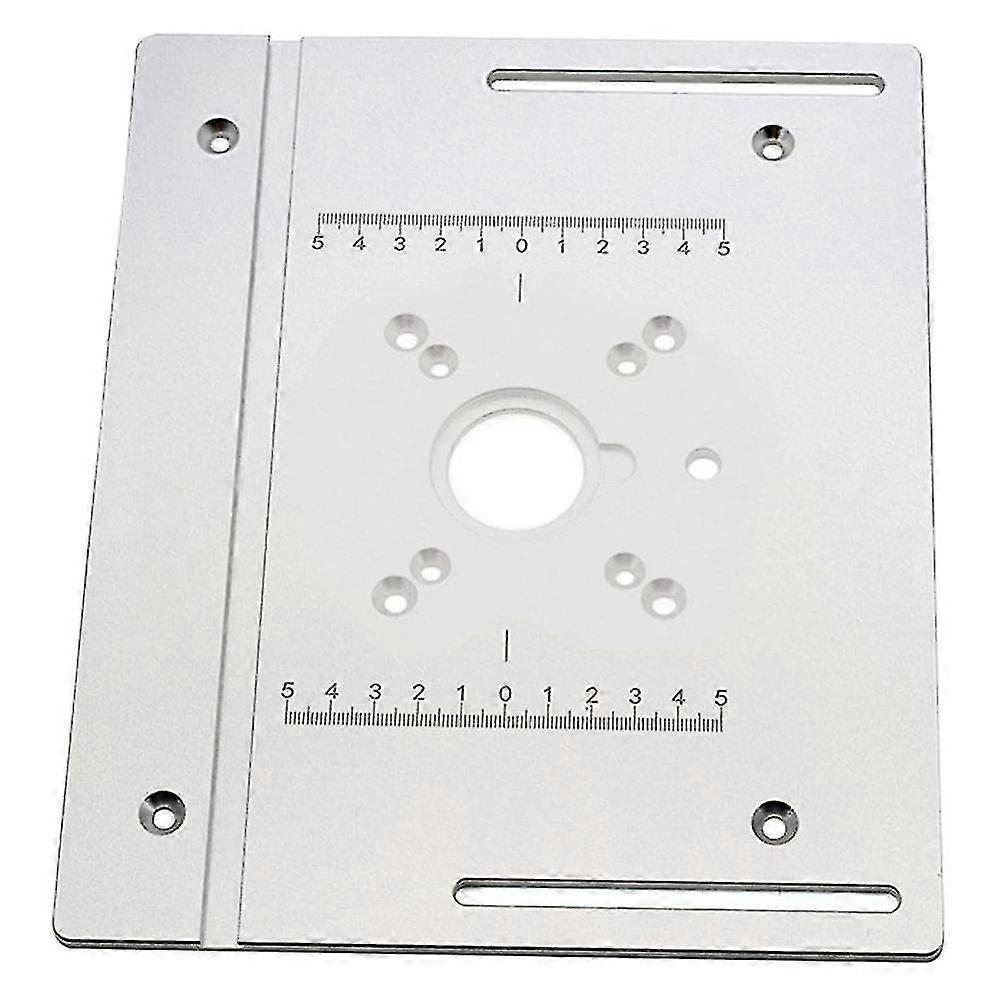 Aluminium Router Table Insert Plate Table Insert Plate,router Trimmer Woodworking Electric Wood Mil