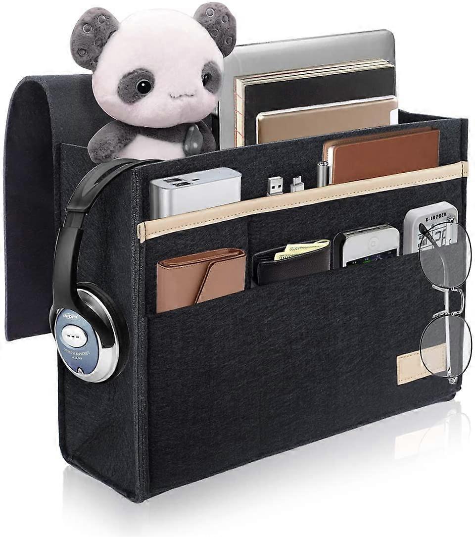 Bedside Caddy, Felt Bedside Storage Organizer Home Mattress Sofa Table Cabinet Bed Caddy Storage