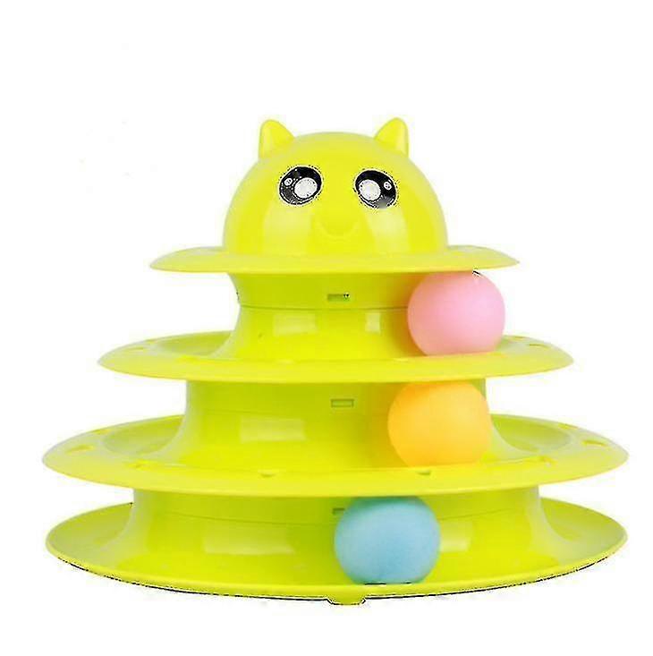 Cat Toy Cat Turntable Ball -layer Cat Tower()