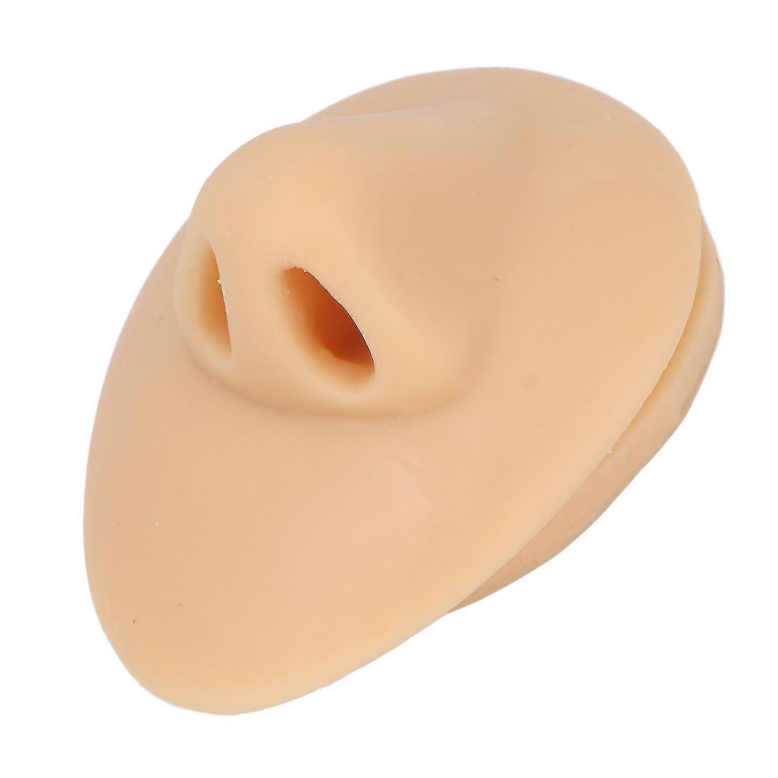 Simulation Nose Model Soft Silicone Flexible Human Nose Acupuncture Teaching Display Tool