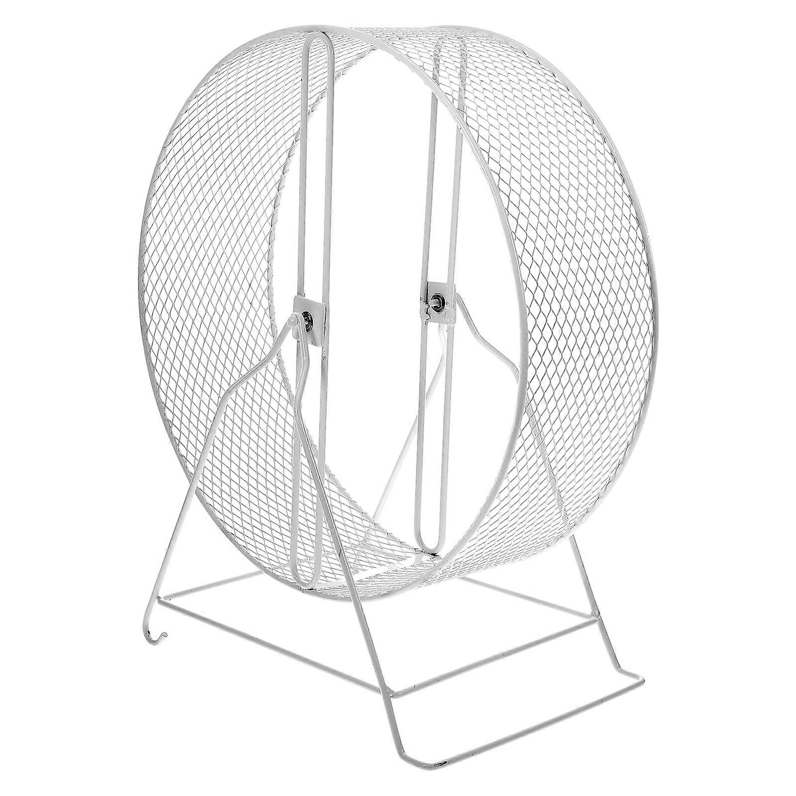 Jouet de roue de course de hamster avec support Roue de course muette pour écureuil hamster