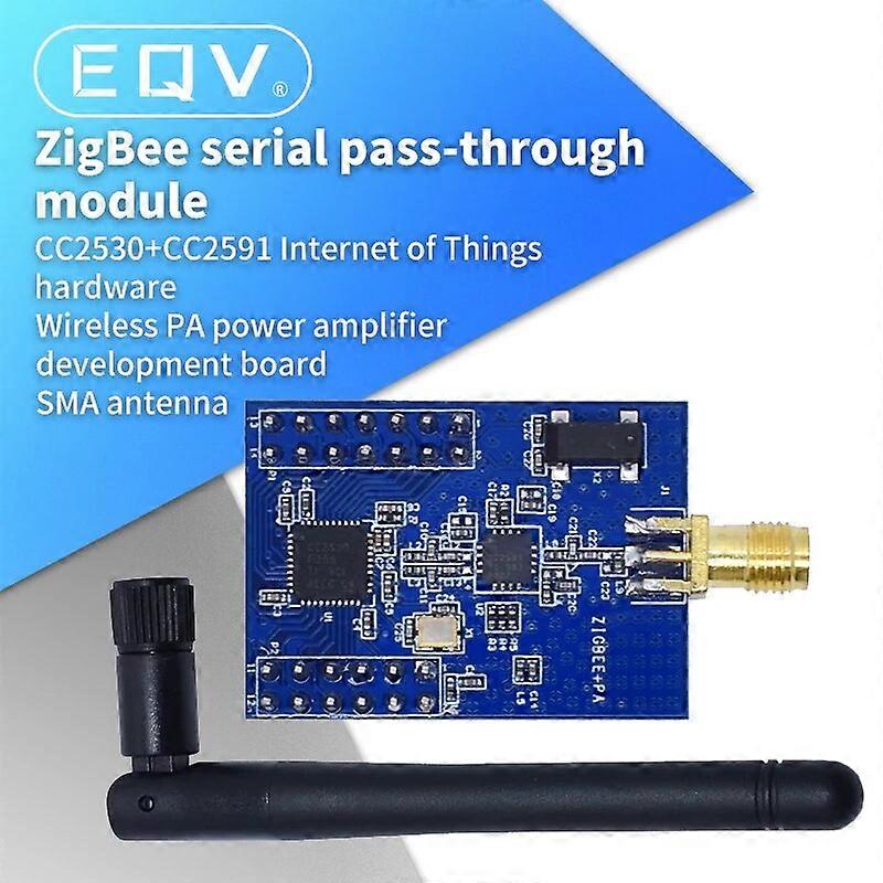 ZigBee Conversion Serial port TTL uart Wireless PA Module CC2530+CC2591 Power amplifier development board Internet of things