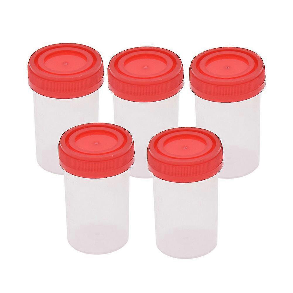 5/10pcs Νοσοκομείο 60ml ούρα δείγμα συλλογής κύπελλο μπουκάλι ιατρικό εργαλείο παρακολούθησης Jikaix