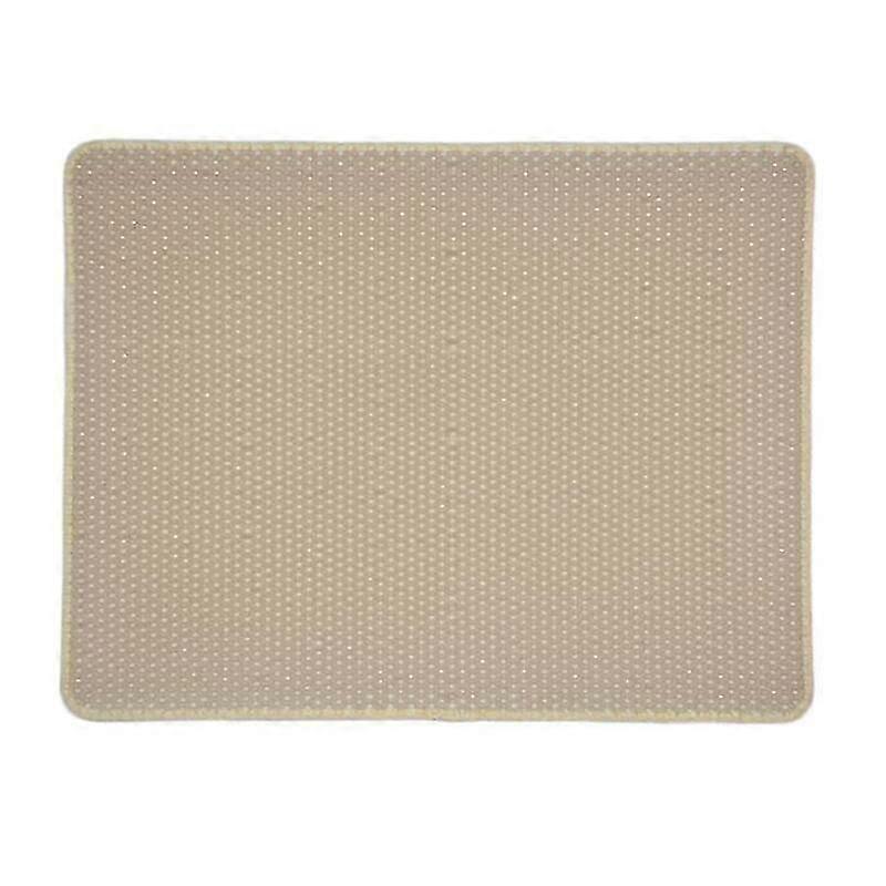 Christmas Cat Litter Mat, Durable, Easy To Clean, Soft Honeycomb Double Layer Mats