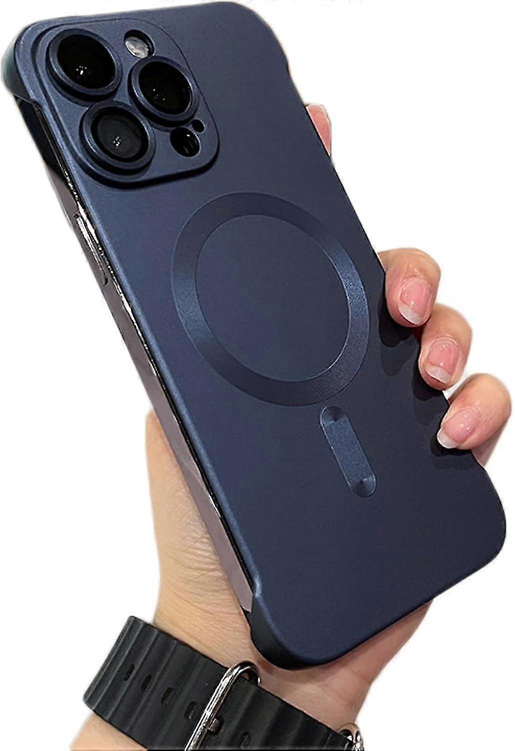 Magsafe Frameless Matte Ultra-thin Lightweight Bumper Phone Case For Iphone15 Pro Max/iphone15 Pro