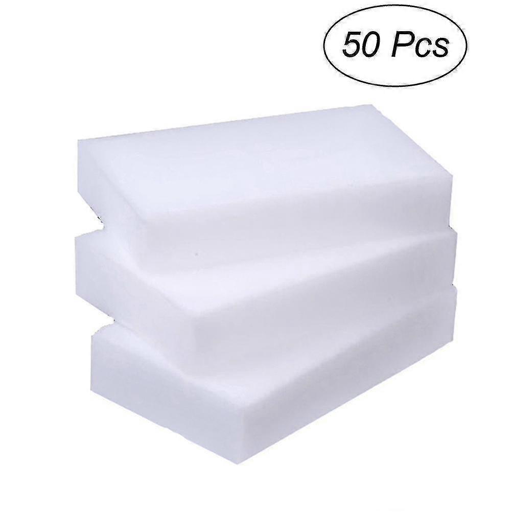 50pcs High-density Durable Cleaning Spon Eraser ()