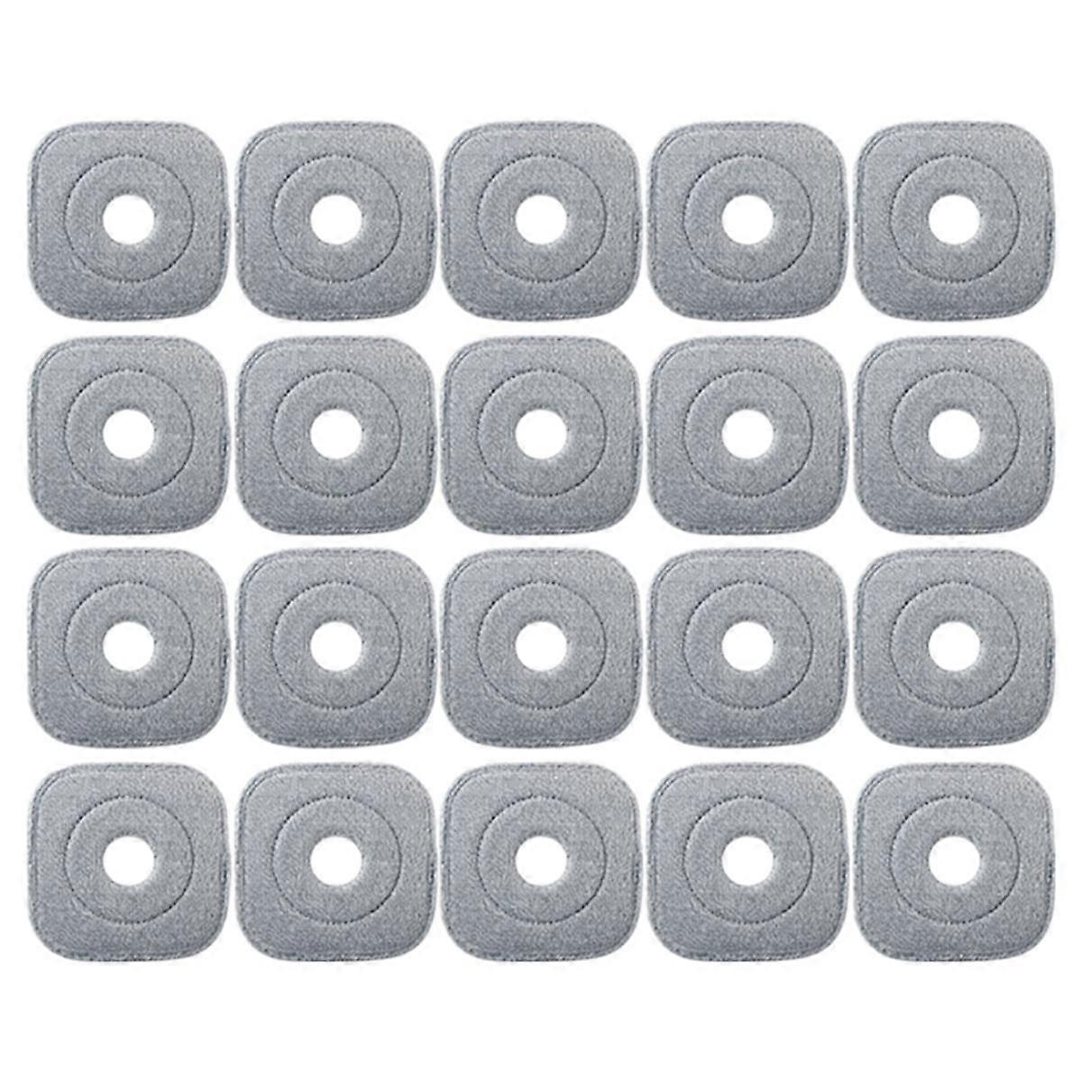 20Pcs Washable Mop Cloth for Mop Squeeze Mop Automatic Separation Rotating Cleaning Floors Mop Pads Cloth