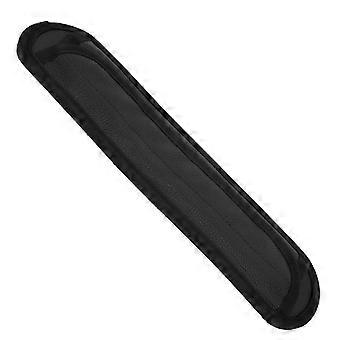 Spalline Panno compatibile con bue Zaino per chitarra allargato addensato Cuscino per spalla Strumento ausiliario (Lychee Pattern Leather Black)