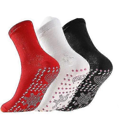 Tourmaline Acupressure Self Heating Shaping Socks - Pack of 5 Pairs - Afiz Slimming Health Sock