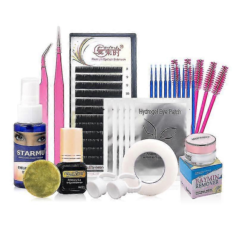 70-Day Self-Grafting Eyelashes Set Beginner Eyelash Extension Practice Set