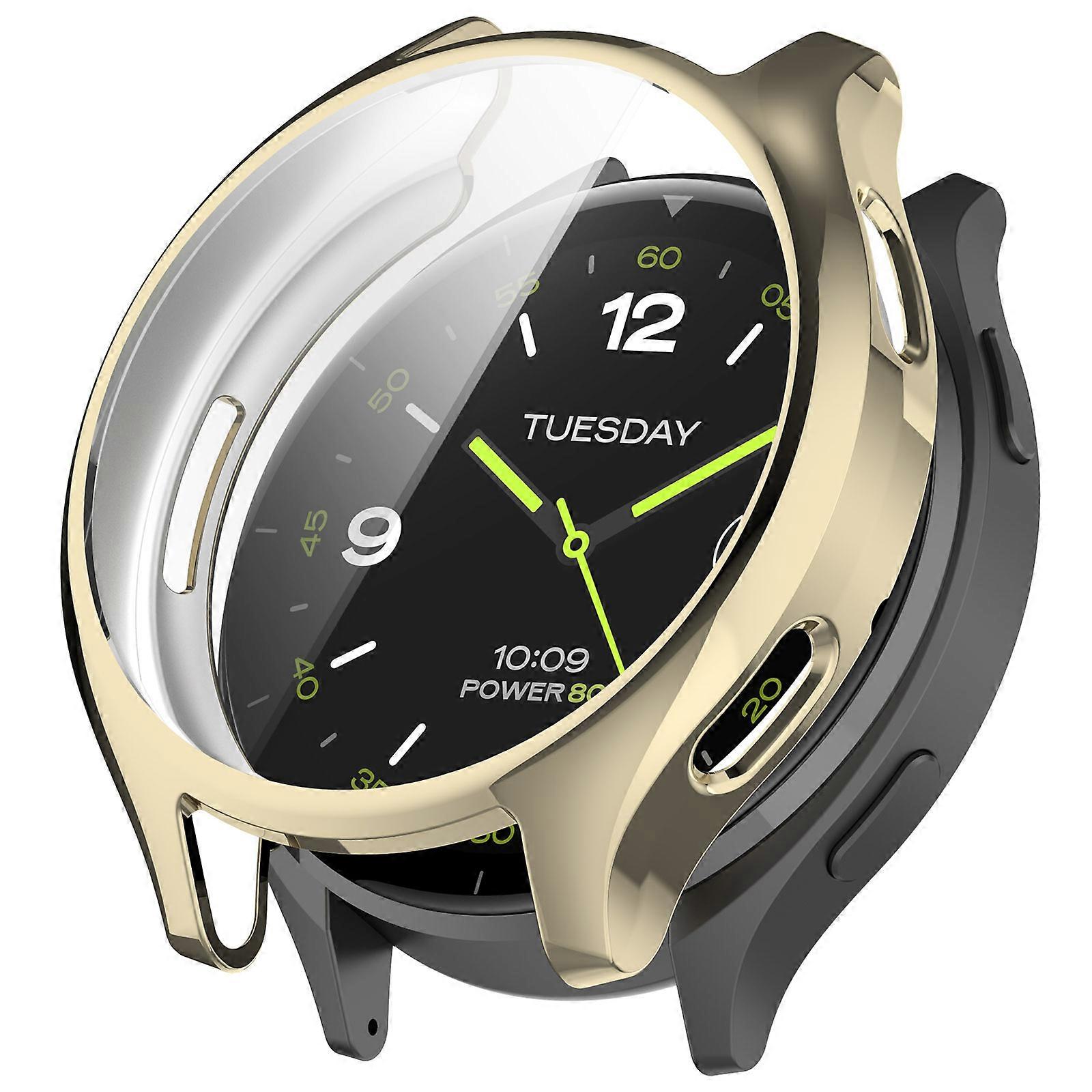 For Xiaomi Watch 2 Electroplated TPU Watch Case Full Coverage Protective Cover